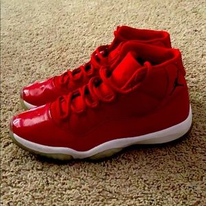 All red Jordan’s